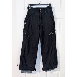 Ripzone‎ Youth Core Snow Pants Size M Black 5000mm Waterproof Ski Snowboard
